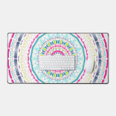 kleurrijke mandala bureaumat (Keyboard & Muis)