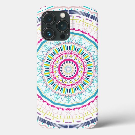 kleurrijke mandala Case-Mate iPhone case (Achterkant)