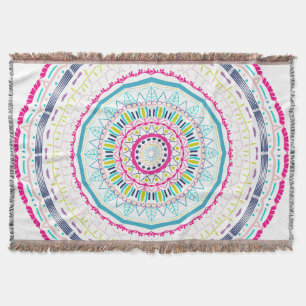 kleurrijke mandala deken