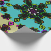 Kleurrijke mandala design cadeaupapier (Hoek)