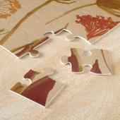 Kleurrijke mandala,  etnisch patroon. legpuzzel (Zijkant)