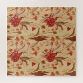 Kleurrijke mandala,  etnisch patroon. legpuzzel (Horizontaal)