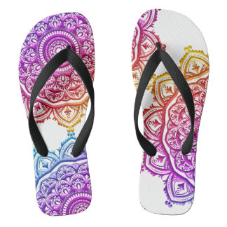 Kleurrijke Mandala Flip Flip Teenslippers