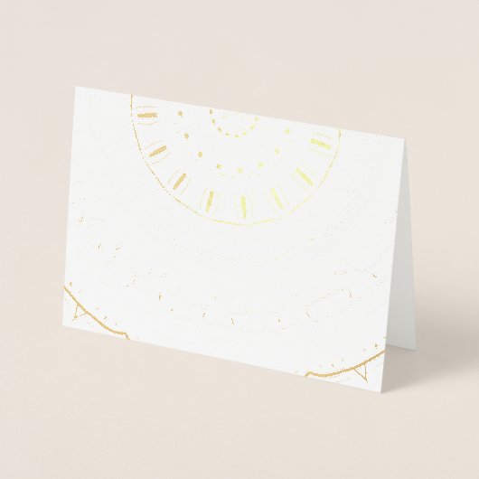 kleurrijke mandala folie kaarten (Voorkant)