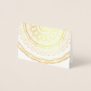 kleurrijke mandala folie kaarten