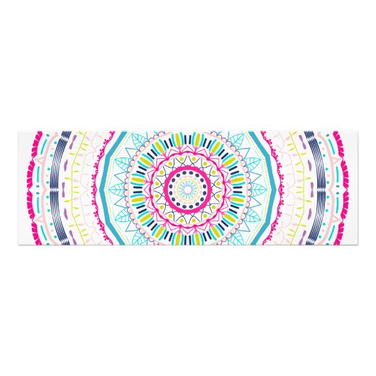 kleurrijke mandala foto afdruk (Voorkant)