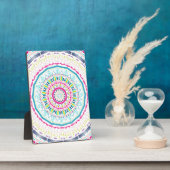 kleurrijke mandala fotoplaat (Zijkant)