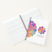 Kleurrijke Mandala Indisch Notitieboek (Binnen)