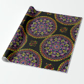 Kleurrijke Mandala - inpakpapier (Uitgerold)