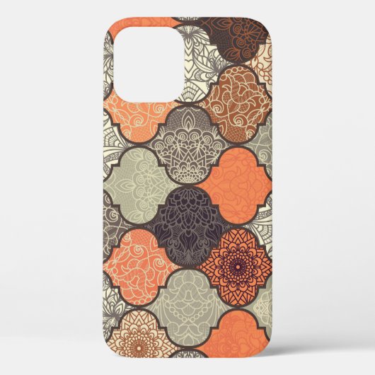 Kleurrijke Mandala: Islamitische Patchwork Naadloo Case-Mate iPhone Case (Achterkant)