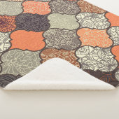 Kleurrijke Mandala: Islamitische Patchwork Naadloo Sherpa Deken (3/4)