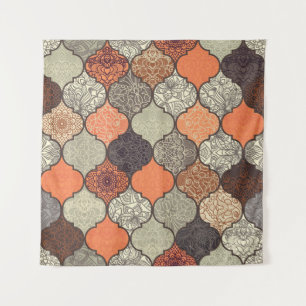 Kleurrijke Mandala: Islamitische Patchwork Naadloo Wandkleed