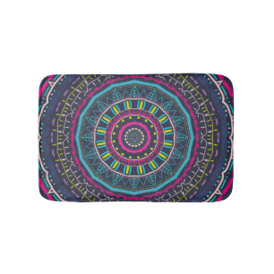 Kleurrijke Mandala-kunst Badmat