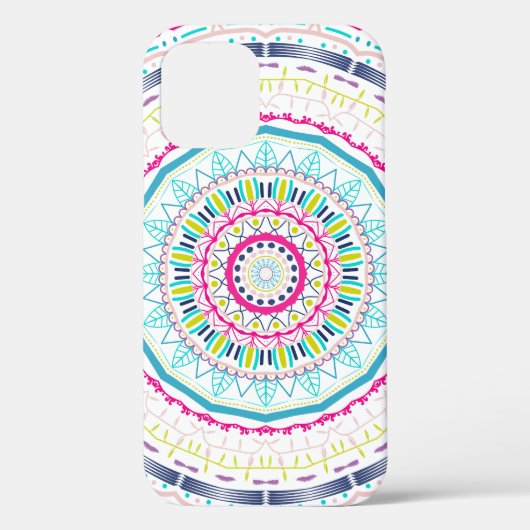 Kleurrijke Mandala-kunst Case-Mate iPhone Case (Achterkant)
