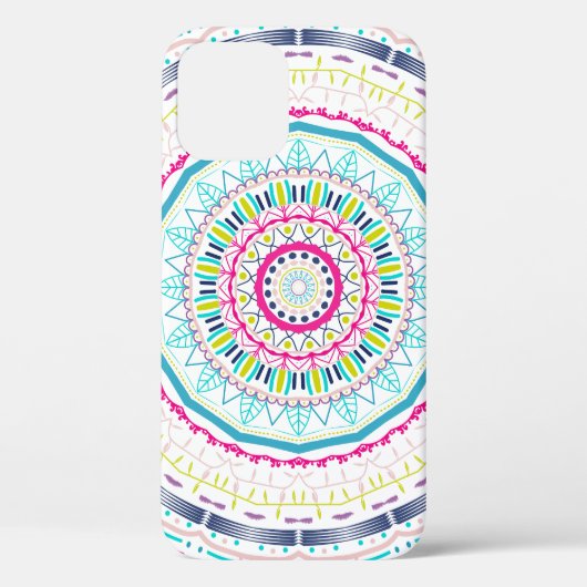 Kleurrijke Mandala-kunst Case-Mate iPhone Case (Achterkant)