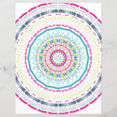 Kleurrijke Mandala-kunst Flyer (Achterkant)