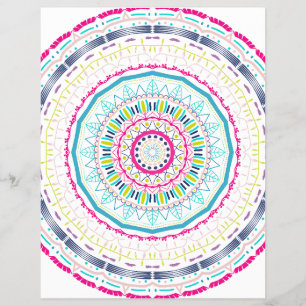 Kleurrijke Mandala-kunst Flyer