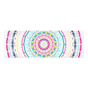 Kleurrijke Mandala-kunst Foto Afdruk