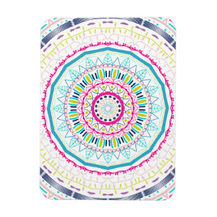 Kleurrijke Mandala-kunst Magneet