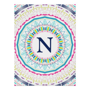 Kleurrijke Mandala-kunst Perfect Poster