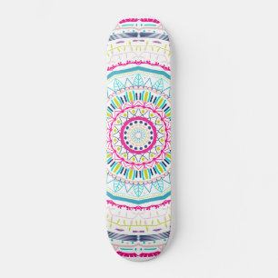 Kleurrijke Mandala-kunst Persoonlijk Skateboard