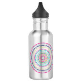 Kleurrijke Mandala-kunst Waterfles (Links)