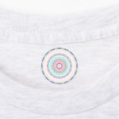 kleurrijke mandala labels (Aangebracht)