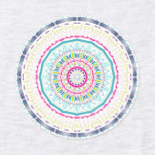 kleurrijke mandala labels (Design 2)
