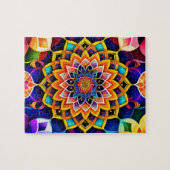 Kleurrijke Mandala Legpuzzel (Horizontaal)