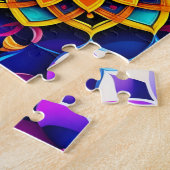 Kleurrijke Mandala Legpuzzel (Zijkant)