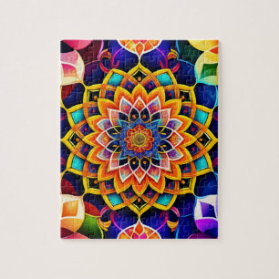 Kleurrijke Mandala Legpuzzel