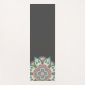 Kleurrijke mandala levendige energieke kunst yogamat (Voorkant)