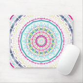 kleurrijke mandala muismat (Met muis)