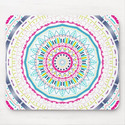 kleurrijke mandala muismat (Voorkant)
