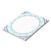 kleurrijke mandala notitieblok (Linkerzijde)
