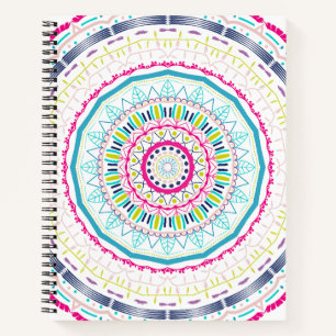 kleurrijke mandala notitieboek