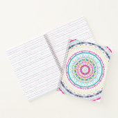 kleurrijke mandala notitieboek (Binnen)