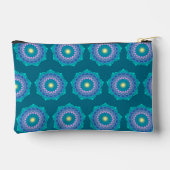 Kleurrijke Mandala op Blauwe Achtergrond Etui (Achterkant)