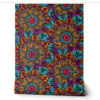 Kleurrijke Mandala Patroon Boho Maximalist Hippie
