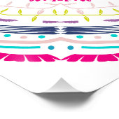 kleurrijke mandala perfect poster (Hoek)