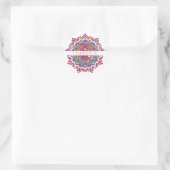 Kleurrijke Mandala Persoonlijke Sticker (Tas)