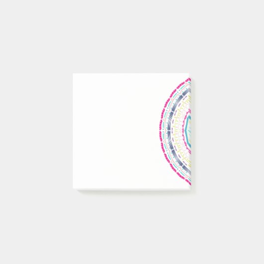 kleurrijke mandala post-it® notes (Voorkant)