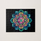 Kleurrijke Mandala puzzel Legpuzzel (Horizontaal)