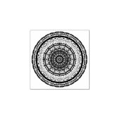 kleurrijke mandala rubberstempel (Afrduk)