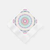 kleurrijke mandala servet (Hoek)