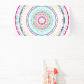 kleurrijke mandala spandoek (Insitu)