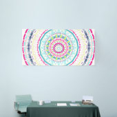 kleurrijke mandala spandoek (Beurs)