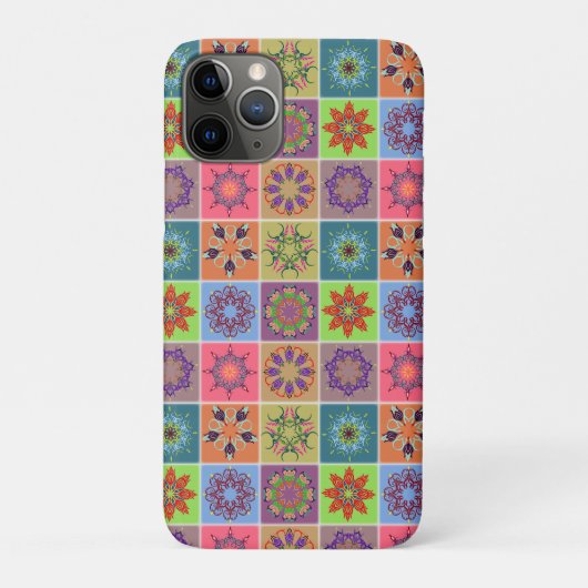 Kleurrijke Mandala Tegel Patroon – Boho geometrisc Case-Mate iPhone Case (Achterkant)