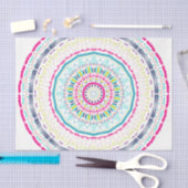 kleurrijke mandala tissuepapier (Craft)