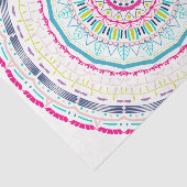 kleurrijke mandala tissuepapier (Detail)